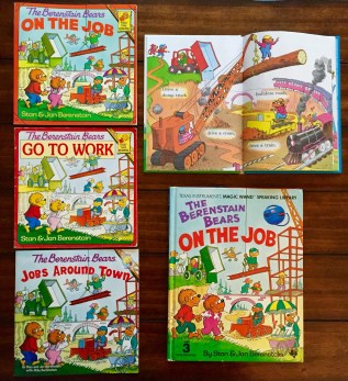 All five versions, with the interior spread of